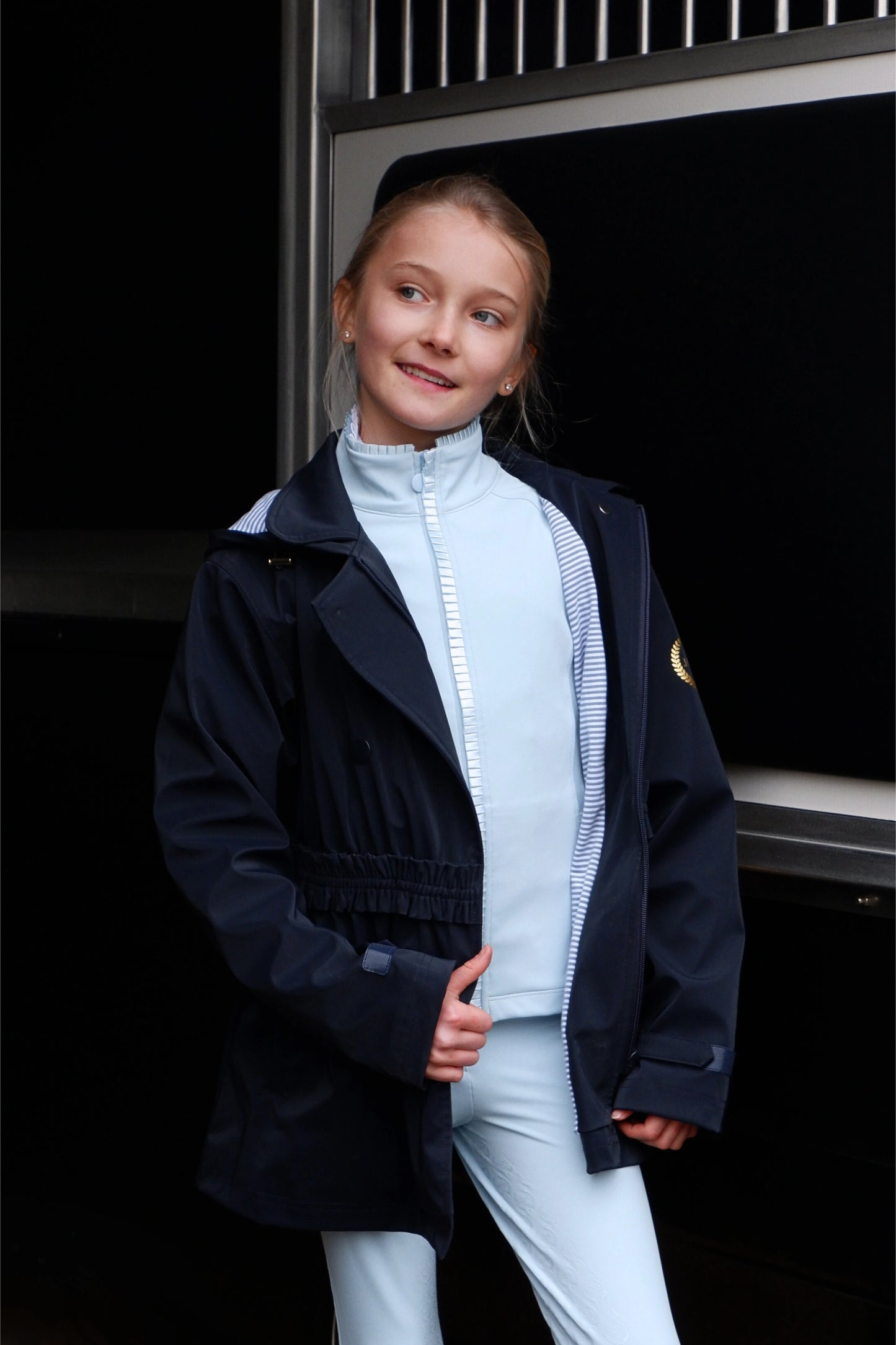 Charlotte regenjack Navy Blue