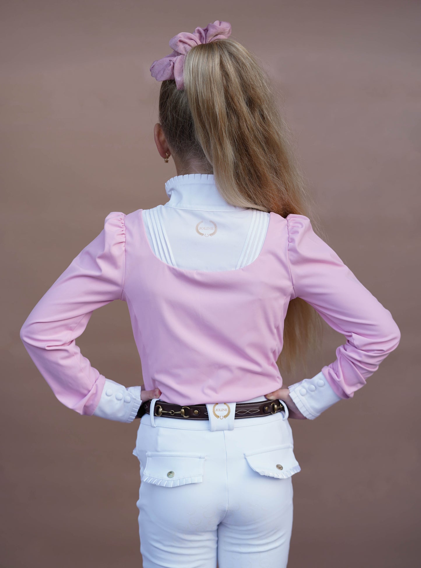 Showshirt Josephine lange mouw Light Pink