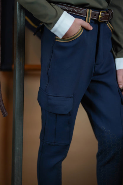 Riding Breeches Boy Navy Blue
