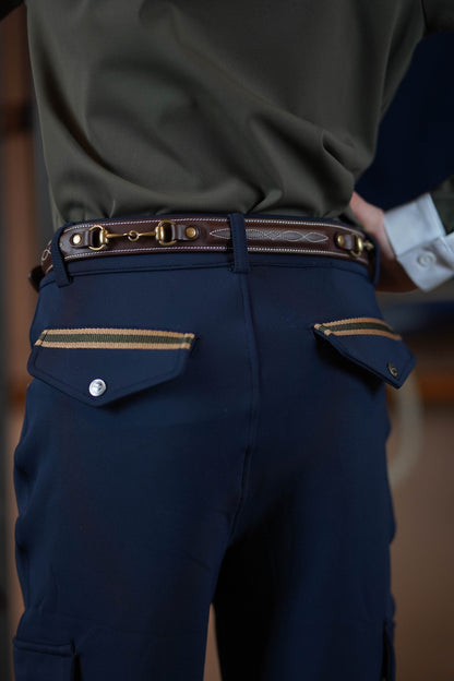 Riding Breeches Boy Navy Blue