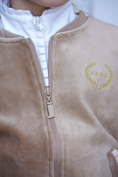 Velvet Vest Beige