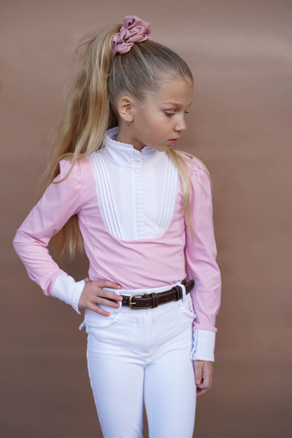 Showshirt Josephine lange mouw Light Pink