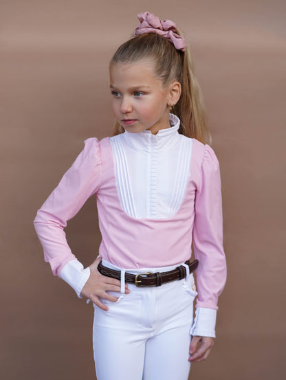 Showshirt Josephine lange mouw Light Pink