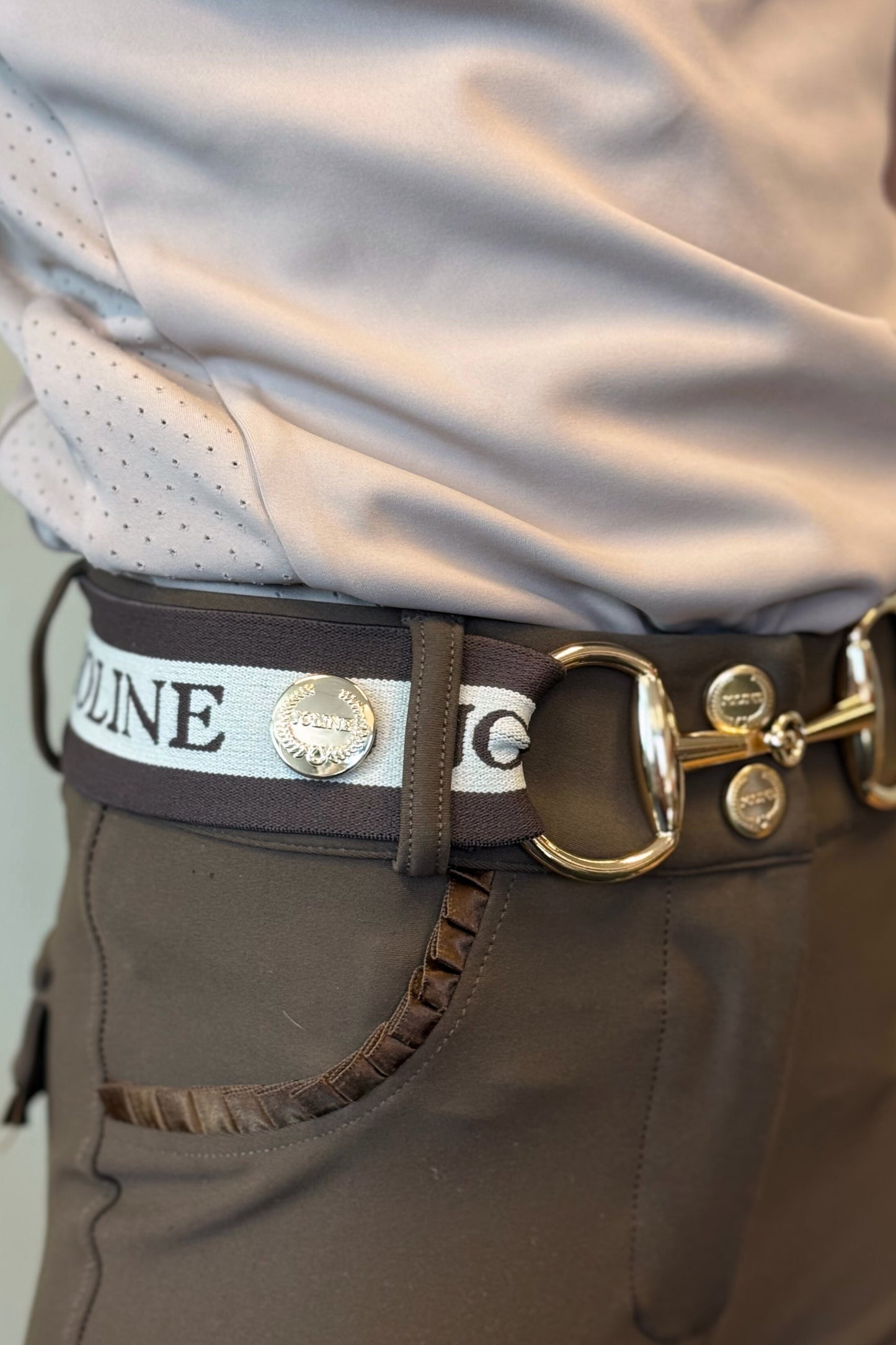 Joline Elastique Signature Horsebit-riem