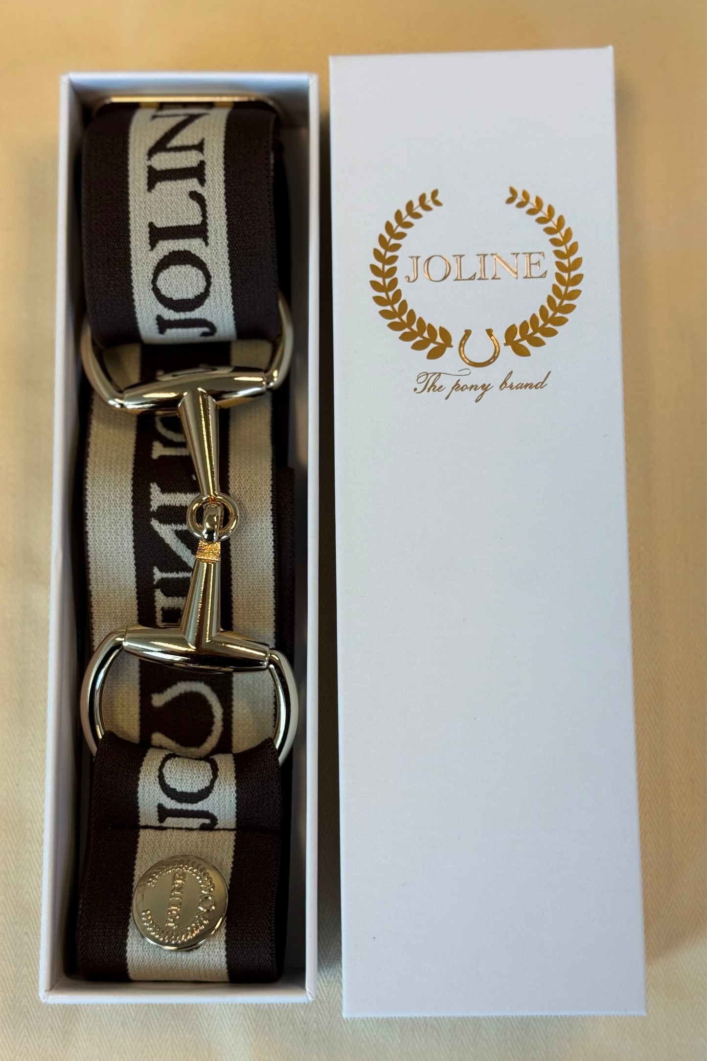 Joline Elastique Signature Horsebit-riem