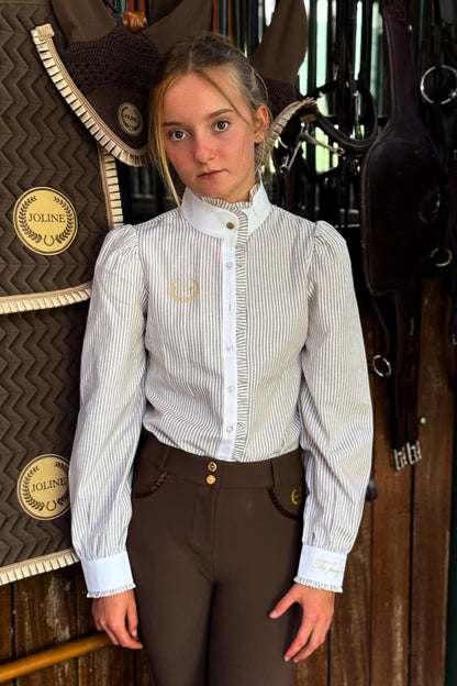 Maxime-blouse-Chocolate-Brown-2