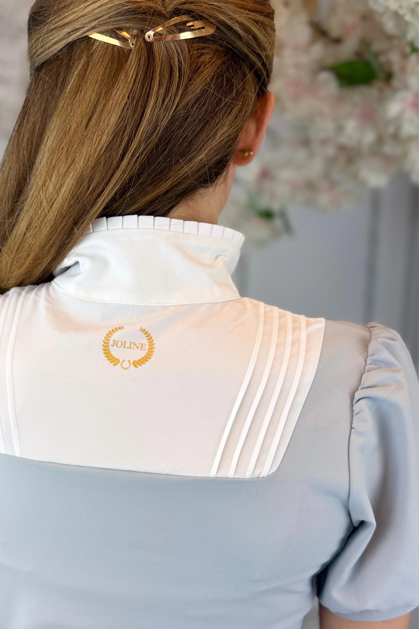 Showshirt Josephine korte mouw Iris Grey