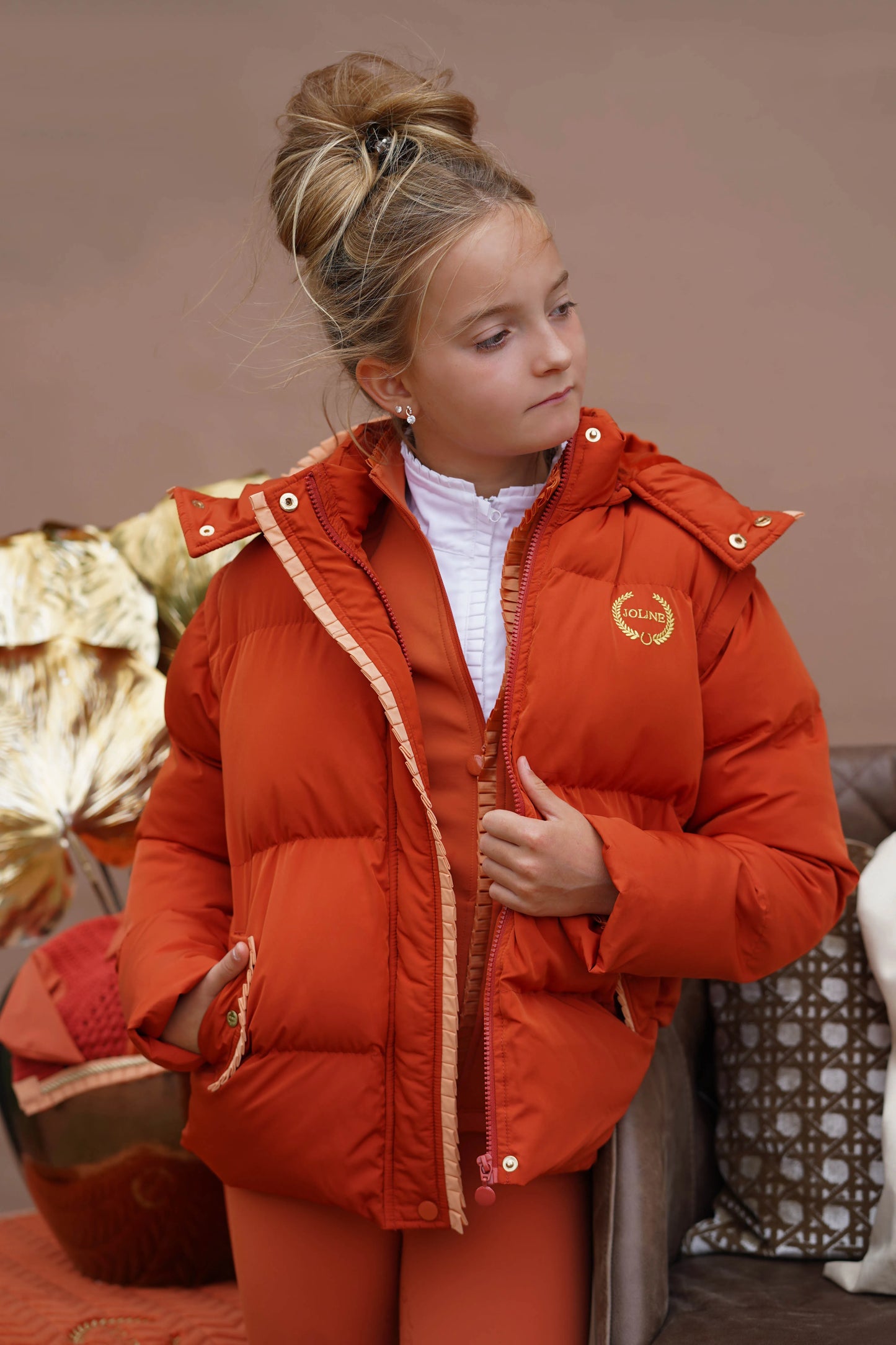 Winterjas/bodywarmer Royal Orange