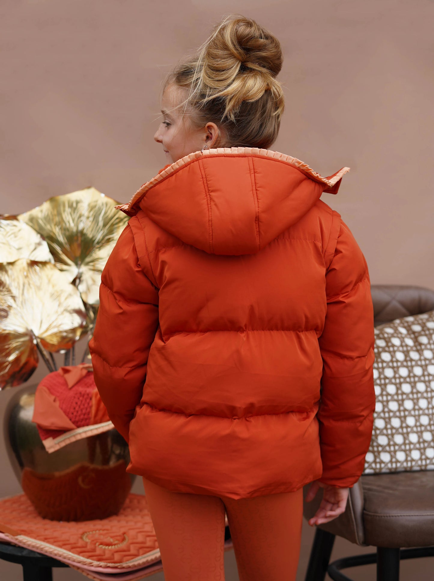 Winterjas/bodywarmer Royal Orange