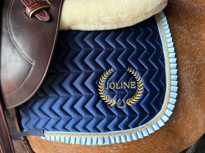 Zadeldekje-navy-blue